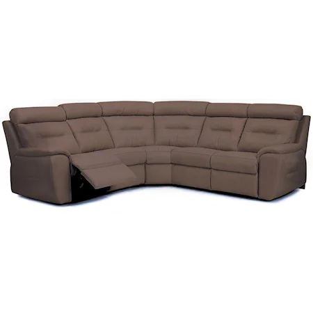 Traditional Reclining Sectional Sofa